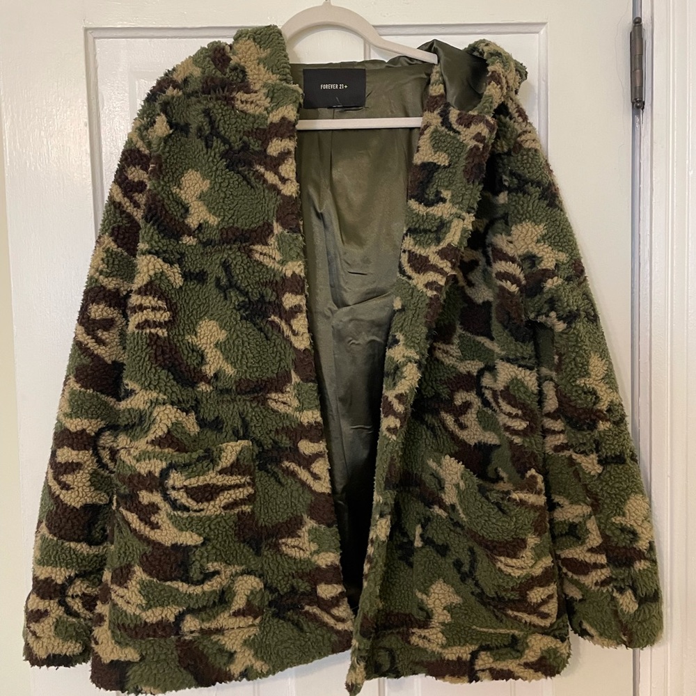 Forever21 Plus Size Sherpa Coat